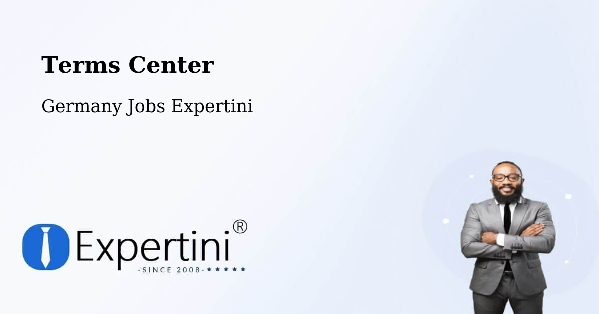 Terms Center - Germany Jobs Expertini